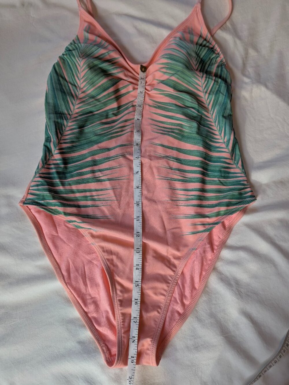 Xhilaration One-Piece Swimsuit in Coral - Picture 11 of 11